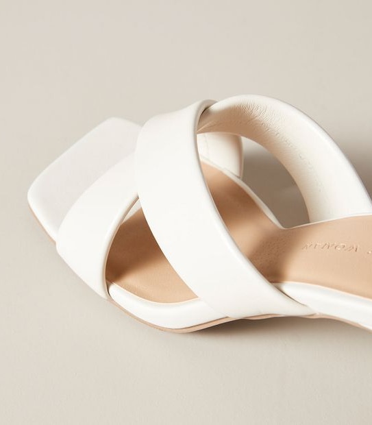 Womens Lauren Crossover Mule Heels