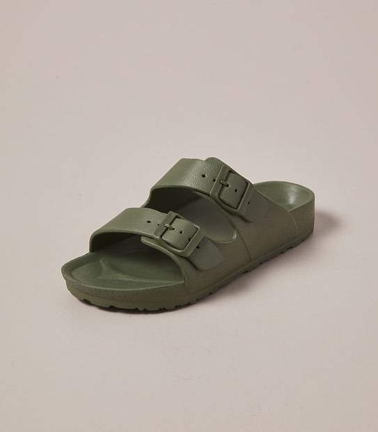 B SNR KHAKI EVA MOULDED SANDAL  SIZE 13-6