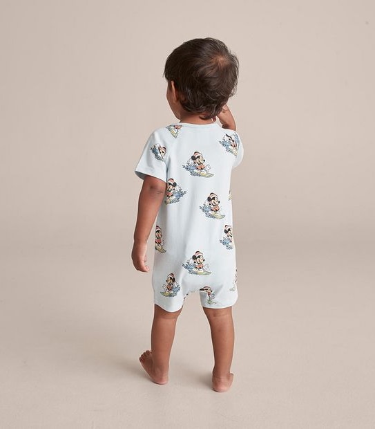 Baby Disney Christmas Mickey Mouse Romper