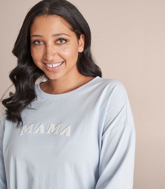 Extended Sizing Slogan Sleep T-Shirt