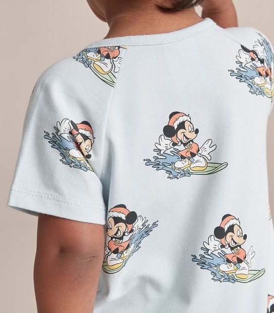 Baby Disney Christmas Mickey Mouse Romper
