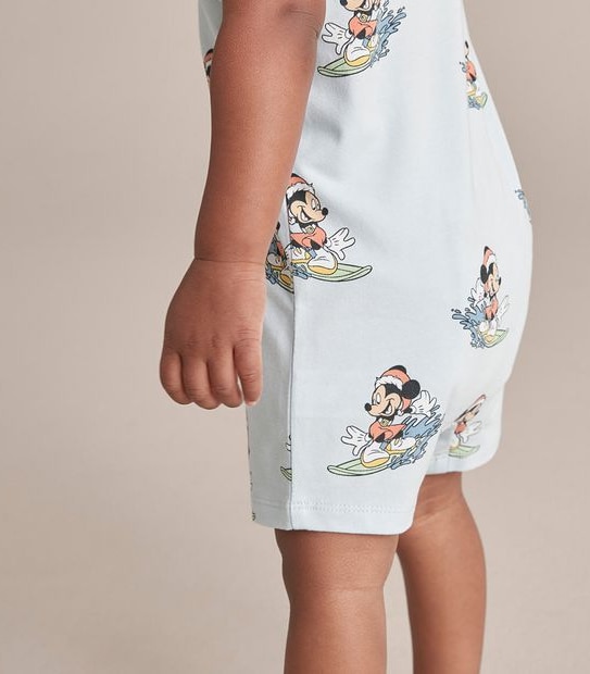 Baby Disney Christmas Mickey Mouse Romper