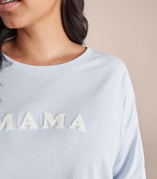 Extended Sizing Slogan Sleep T-Shirt