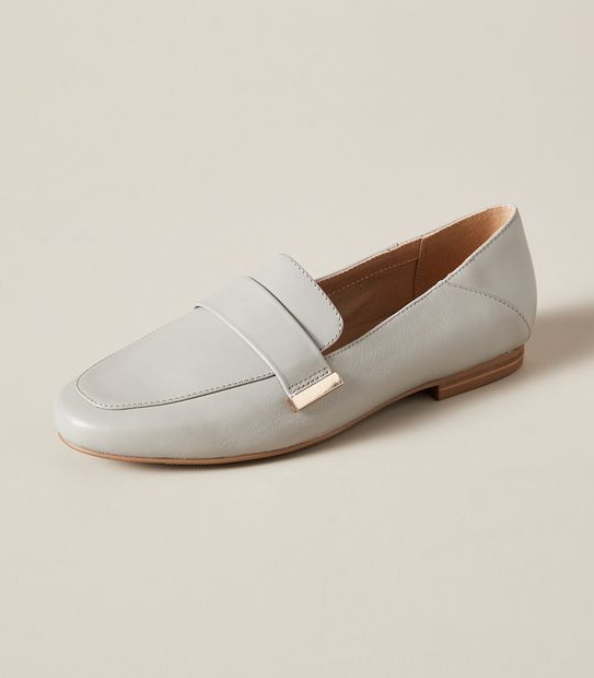 Womens Quinn Saddle Leather Loafers