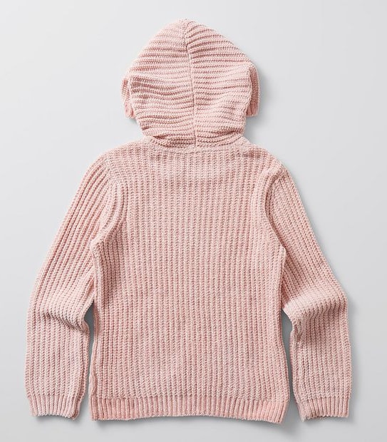 Hooded Cable Knit Jumper
