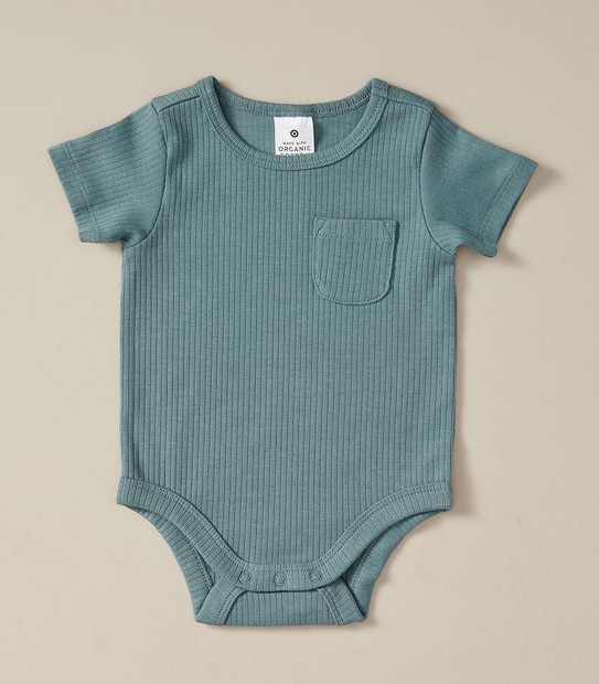 Baby Organic Cotton 3 Piece Rib Gift Set