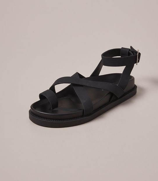 Womens Melania Toe Loop Roman Sandals