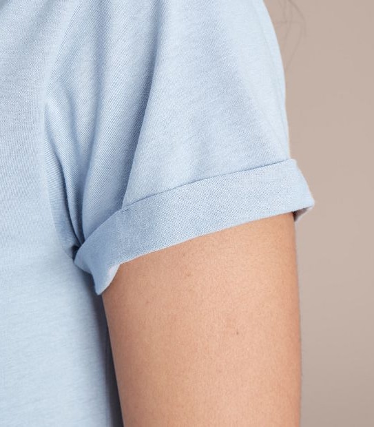 Cotton/Modal Relaxed Crew T-Shirt