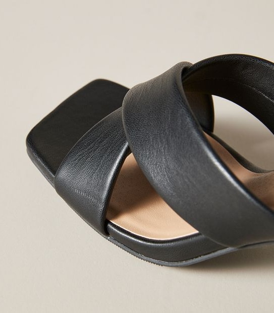 Womens Lauren Crossover Mule Heels