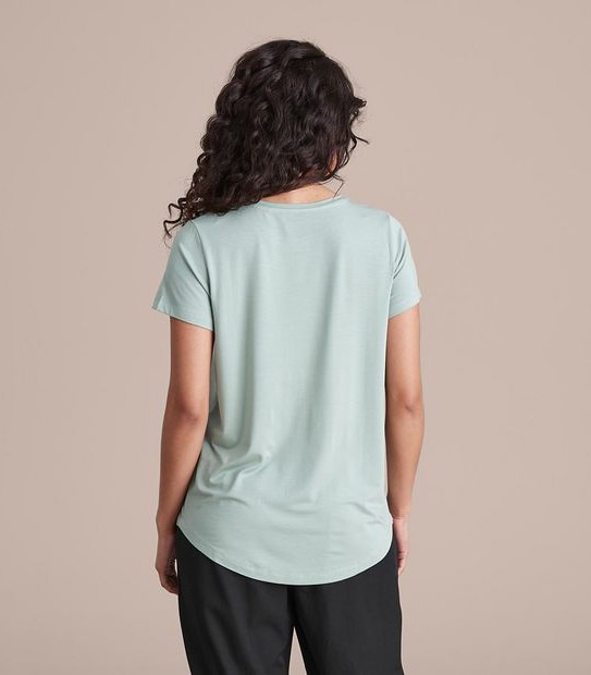 Modal/Elastane Crew Neck T-Shirt 3 of 6