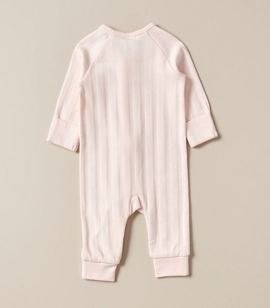 Baby Organic Cotton Pointelle Coverall