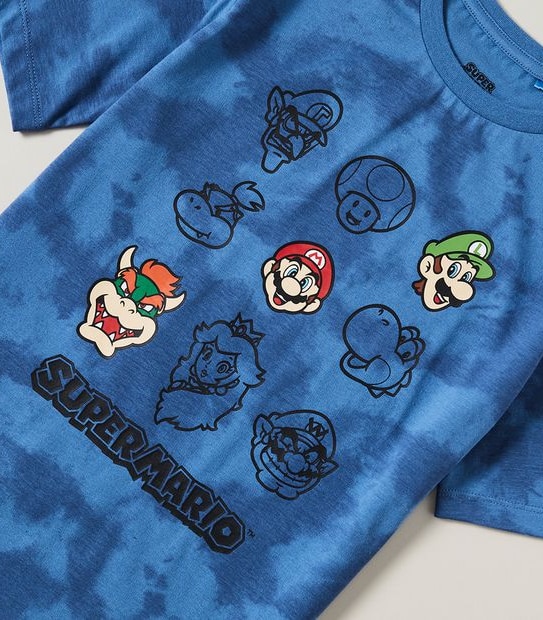 Super Mario Tie-dye T-shirt