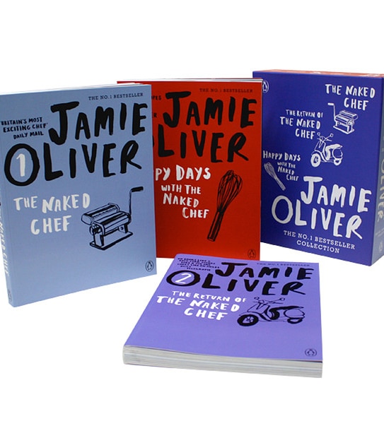 Jamie Oliver The Nake Chef Slip Case Collection - Set Of 3 Books