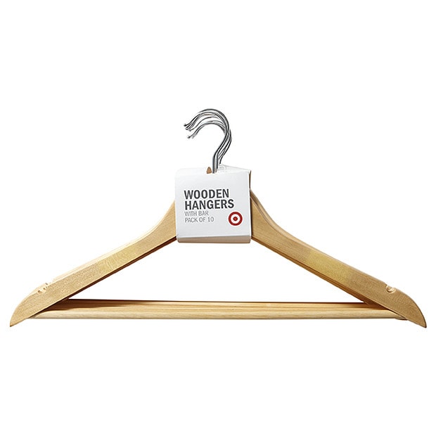10 Pack Wooden Hangers Target Australia