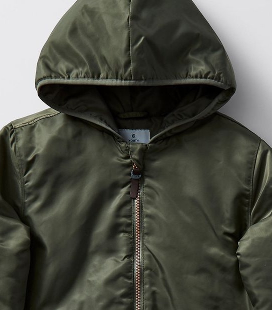 Hooded Bomber Jacket