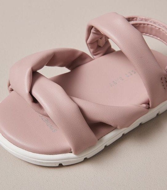 G FW DUSTY PINK SANDAL KNOT  SIZE 3-7