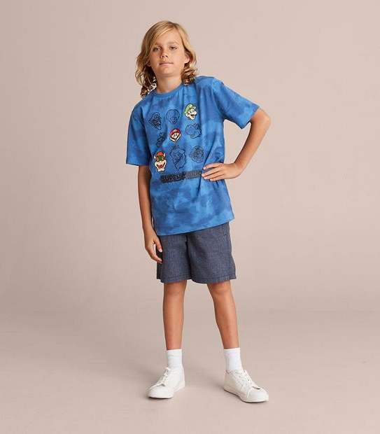 Super Mario Tie-dye T-shirt