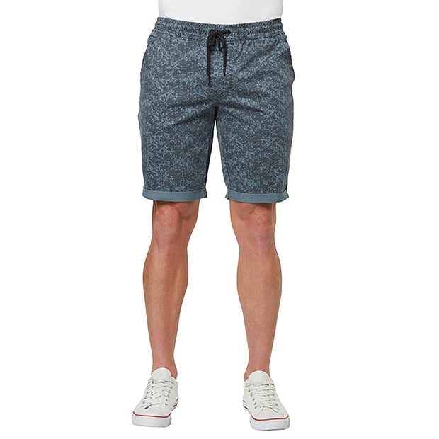men's denim shorts with elastic waist