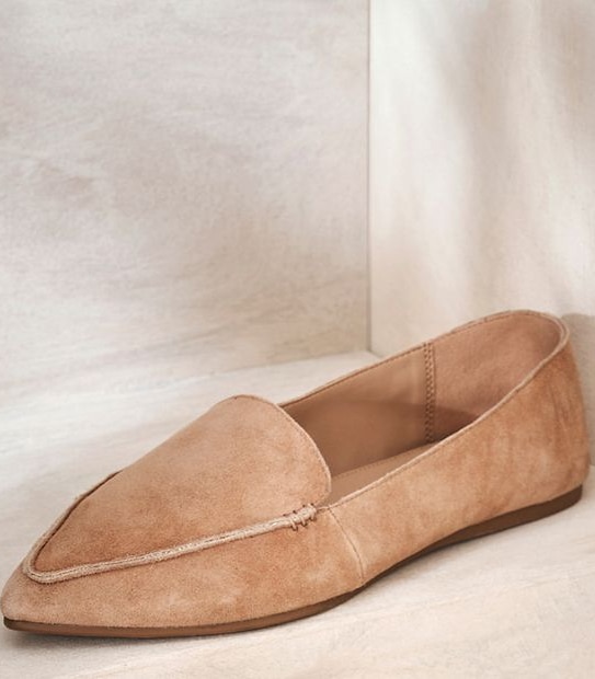 Fontaine Suede Loafer - Neutral