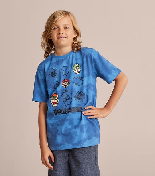 Super Mario Tie-dye T-shirt