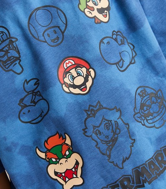 Super Mario Tie-dye T-shirt