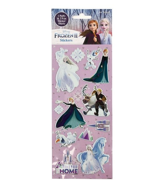 Disney Frozen II 3 Pack Puffy Stickers