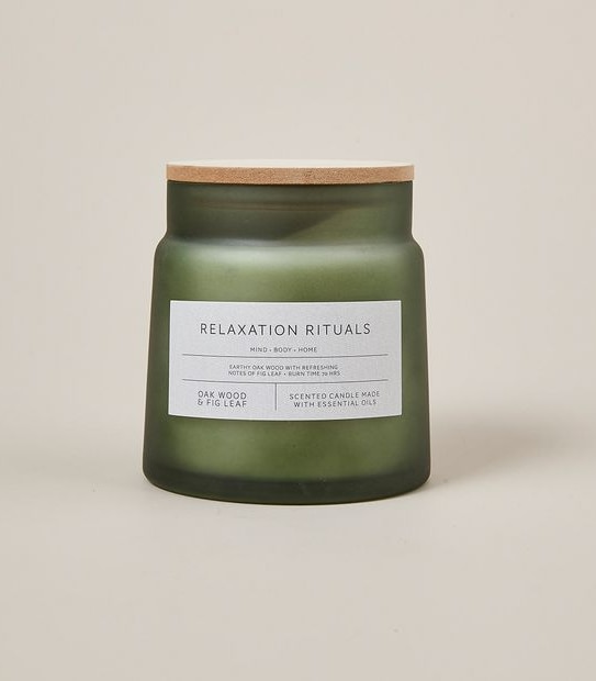 Relaxation Rituals Essential Oils Scented Candle