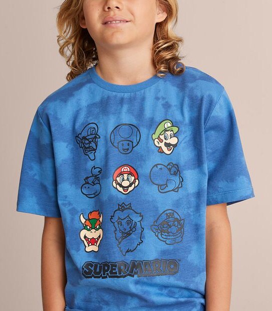 Super Mario Tie-dye T-shirt