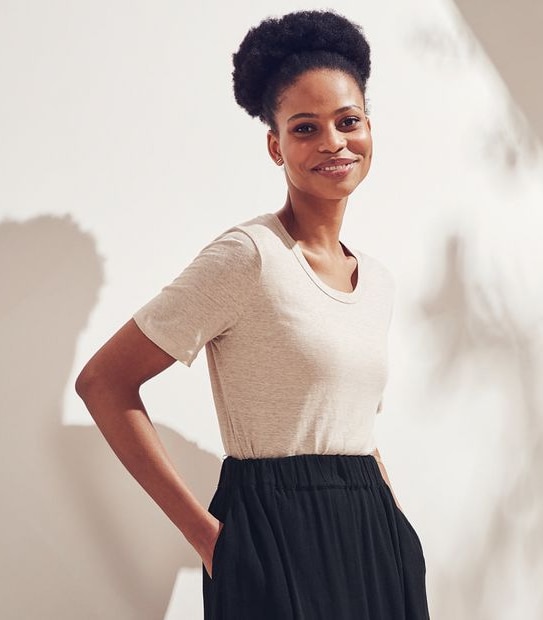 Linen Blend T-Shirt