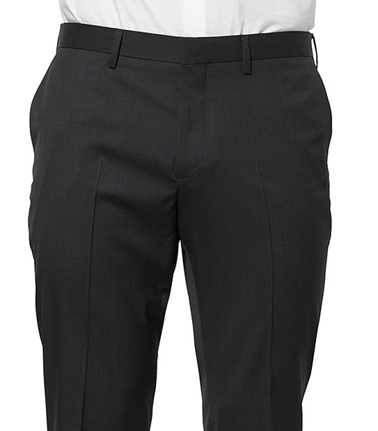 Limited Editions Wool Blend Suit Pants - Navy