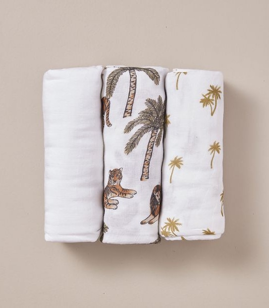 bub. 3 Pack Bamboo Muslin Wraps Target Australia