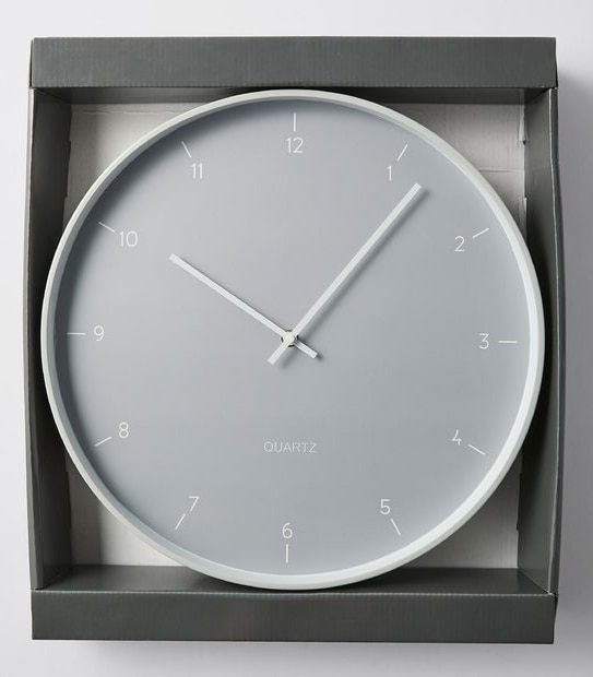 Contemporary Wall Clock - 40cm