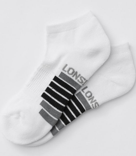 Lonsdale London 2 Pack Performance Low Cut Socks - White