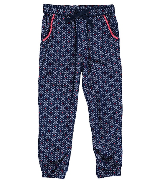 Geo Tile Print Harem Pants
