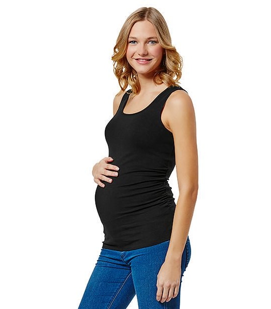 Maternity Gathered Seam Tank