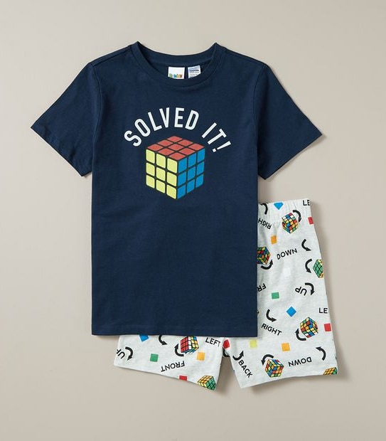 Unisex Kids Family Matching Rubiks Pyjama Set