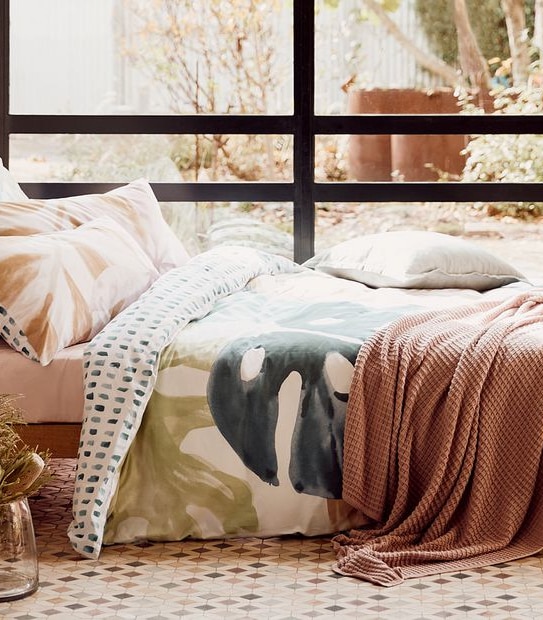 Waverly Quilt Cover Set - Super King Bed