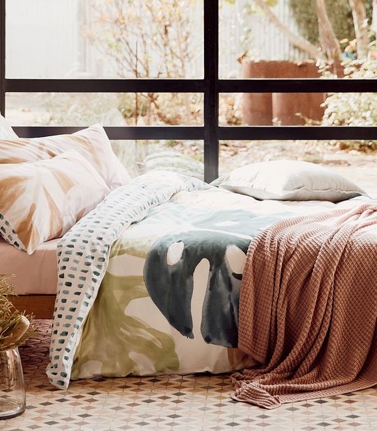 Waverly Quilt Cover Set - Queen Bed