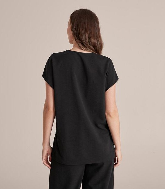 Preview V-Neck Textured Blouse 5 of 6