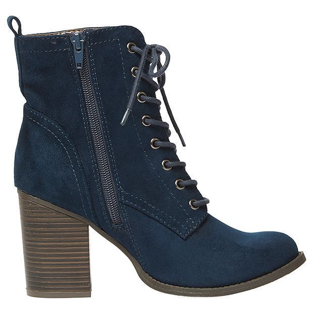 target red ankle boots