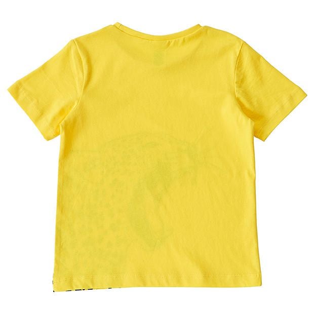 Short Sleeve Cheetah Print T-Shirt 
