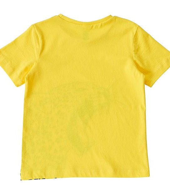 Short Sleeve Cheetah Print T-Shirt