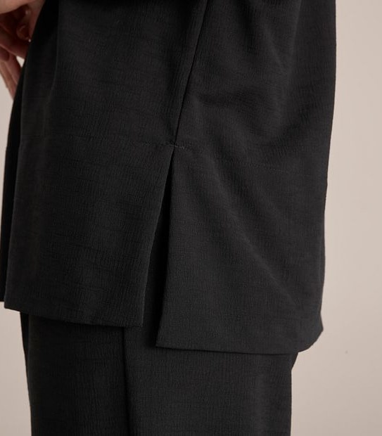 Preview V-Neck Textured Blouse 2 of 6