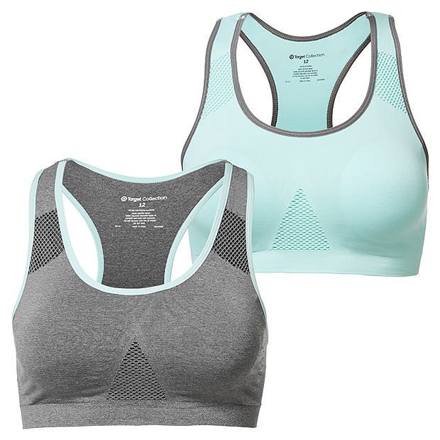 2 Pack Low Impact Sports Bra, Style:T3003 | Target Australia