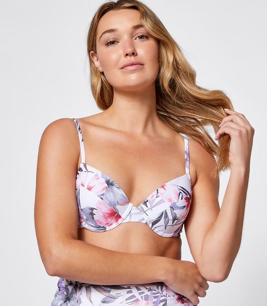 Floral Underwire Bikini Top