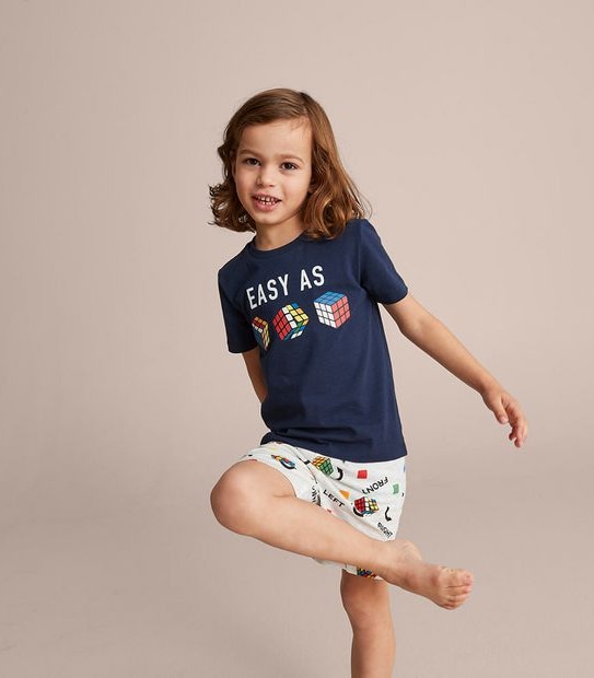 Unisex Kids Family Matching Rubiks Pyjama Set