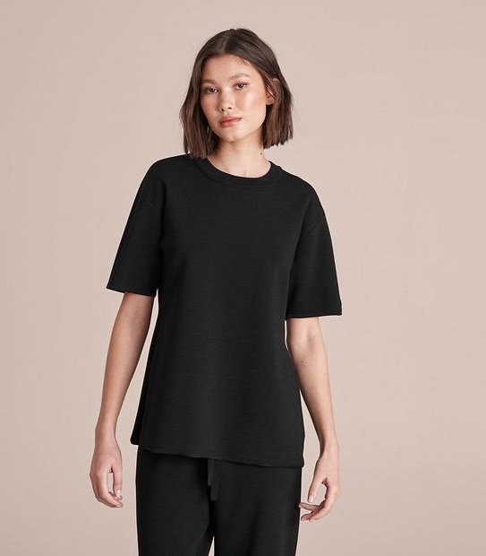 Preview Crepe Knit T-Shirt