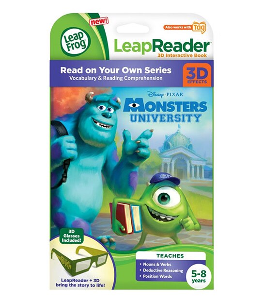 LeapFrog LeapReader 3D Interactive Book Disney Pixar Monsters University