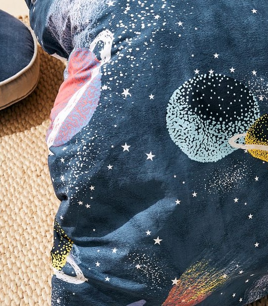 Outer Space Quilt Cover Set - Single Bed