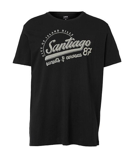 Shirt & T-Shirt Combo Set - Black